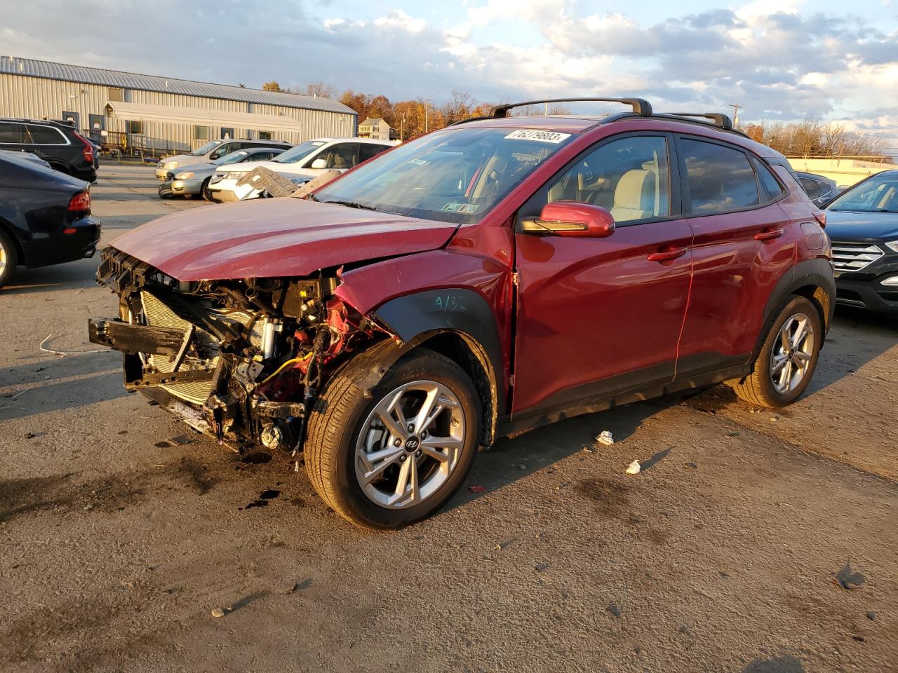 Image 1 of 2023 HYUNDAI KONA SEL 2023 with VIN KM8K3CAB1PU058571