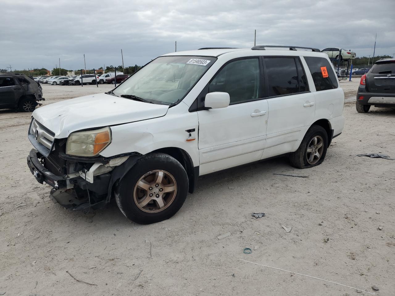 Изображение 1 2006 HONDA PILOT EX 2006 с VIN 5FNYF28436B016790
