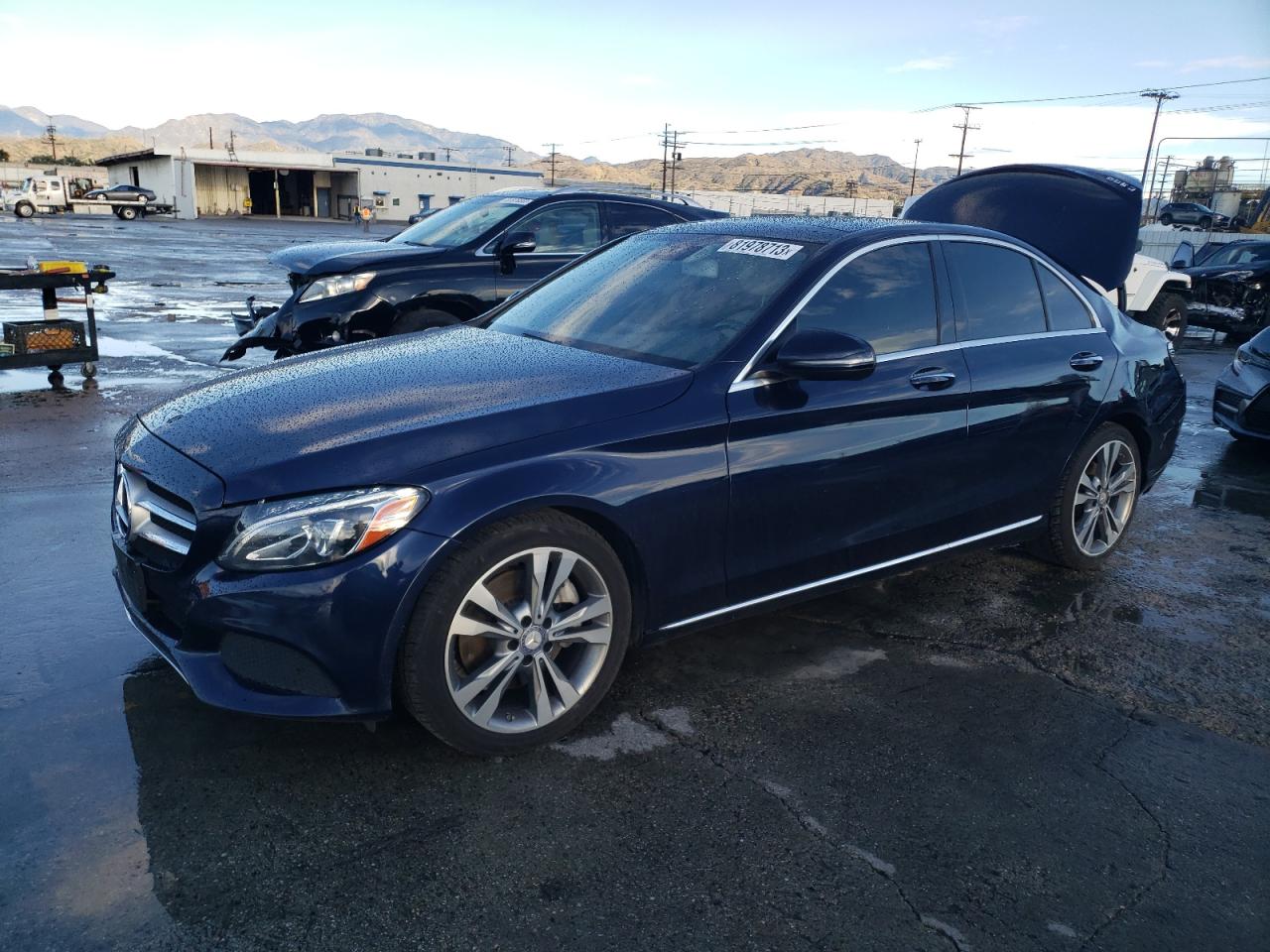 Image 1 of 2017 MERCEDES-BENZ C 300 2017 with VIN 55SWF4JB7HU187670