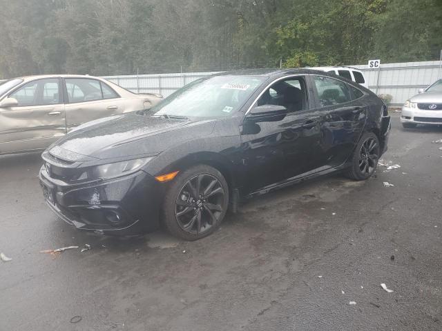 Image 1 of 2020 HONDA CIVIC SPORT 2020 with VIN 2HGFC2F87LH596736