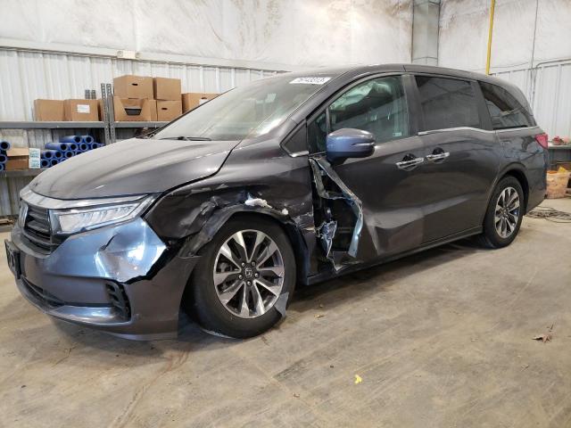 Image 1 of 2022 HONDA ODYSSEY EXL 2022 with VIN 5FNRL6H76NB012844