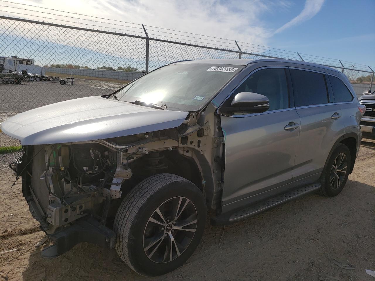Obraz 2016 TOYOTA HIGHLANDER XLE 2016