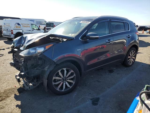 Image 1 of 2017 KIA SPORTAGE EX 2017 with VIN KNDPNCAC3H7151492