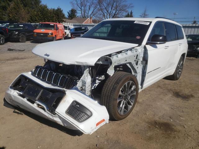 Image 1 of 2021 JEEP GRAND CHEROKEE L OVERLAND 2021 with VIN 1C4RJKDT7M8145029