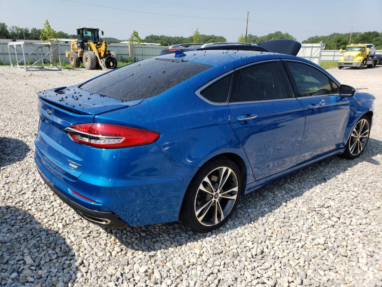 Image 3 of 2019 FORD FUSION TITANIUM 2019 with VIN 3FA6P0K97KR265699