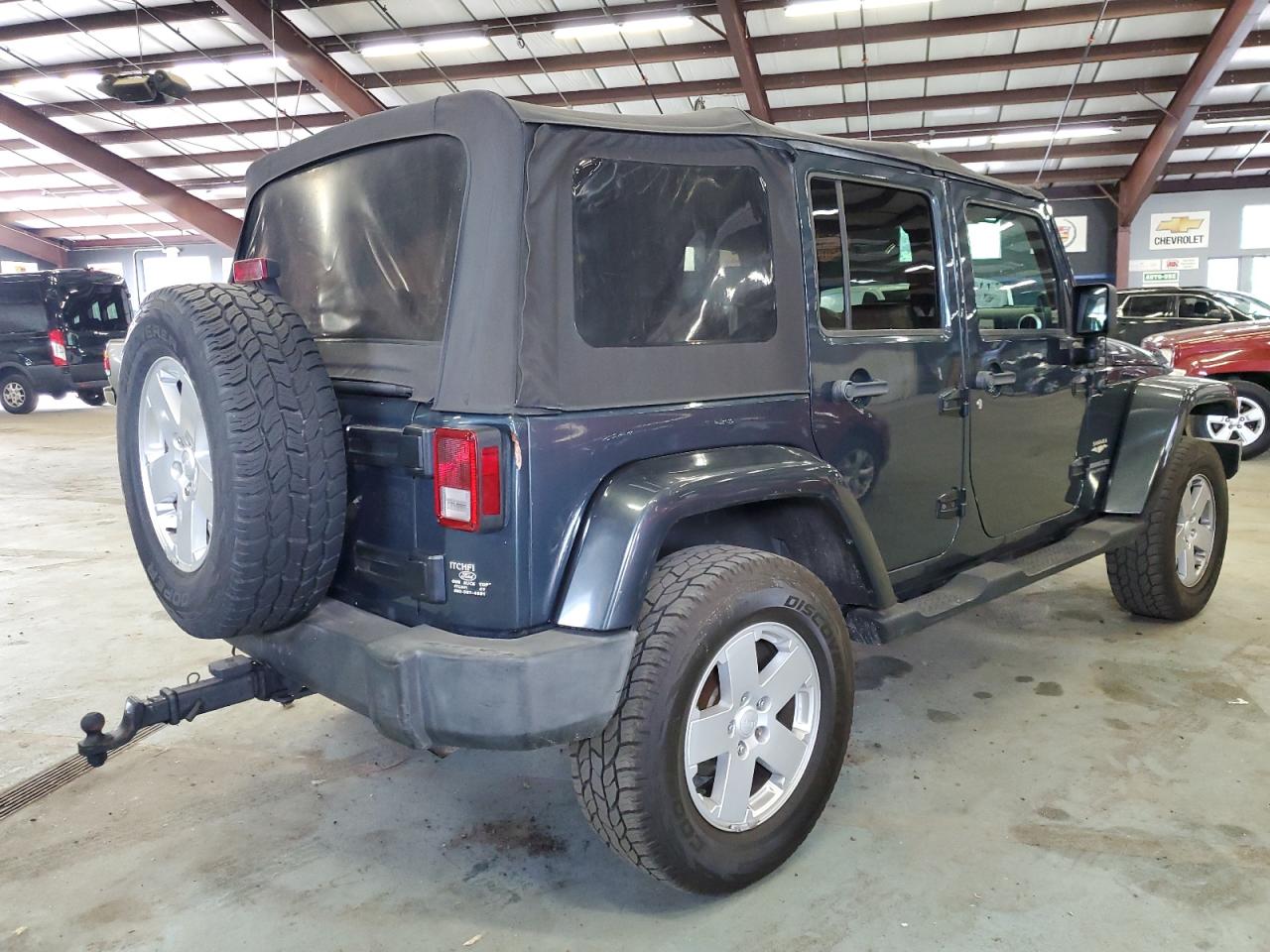 Image 3 of 2007 JEEP WRANGLER SAHARA 2007 with VIN 1J4GA59167L207712
