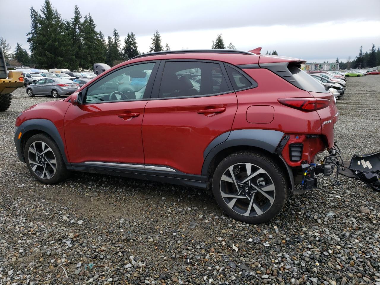 Image 2 of 2022 HYUNDAI KONA LIMITED 2022 with VIN KM8K5CA3XNU774868