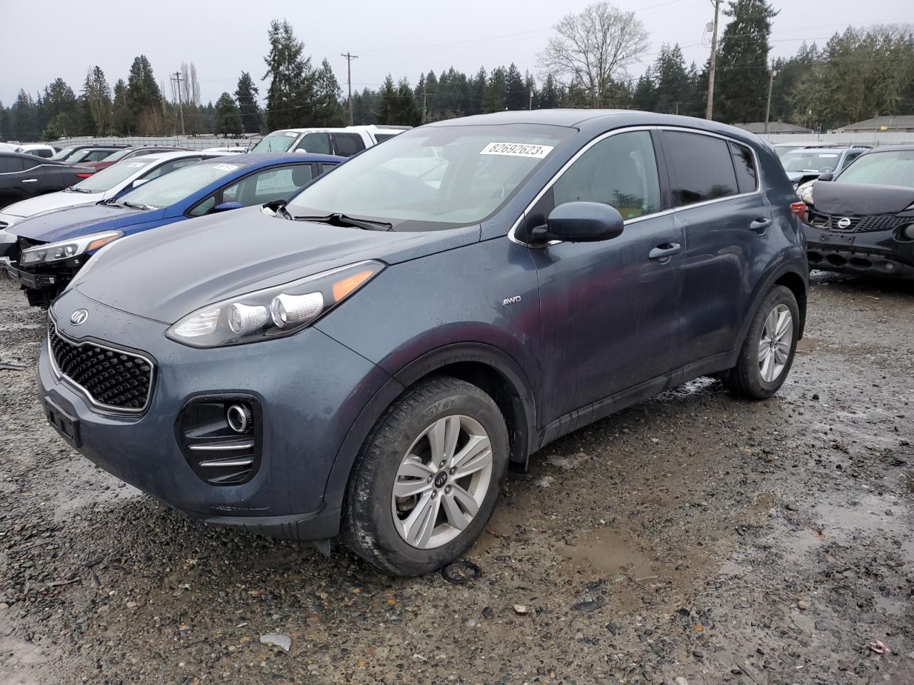 Image 1 of 2018 KIA SPORTAGE LX 2018 with VIN KNDPMCAC6J7379527