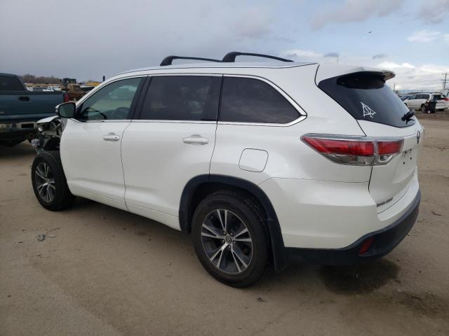 Изображение 2 2016 TOYOTA HIGHLANDER XLE 2016 с VIN 5TDJKRFH7GS301596
