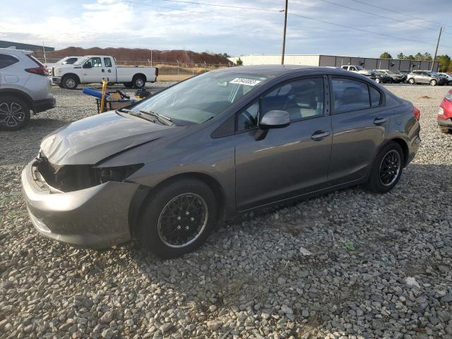 Image 1 of 2012 HONDA CIVIC LX 2012 with VIN 2HGFB2F57CH583834