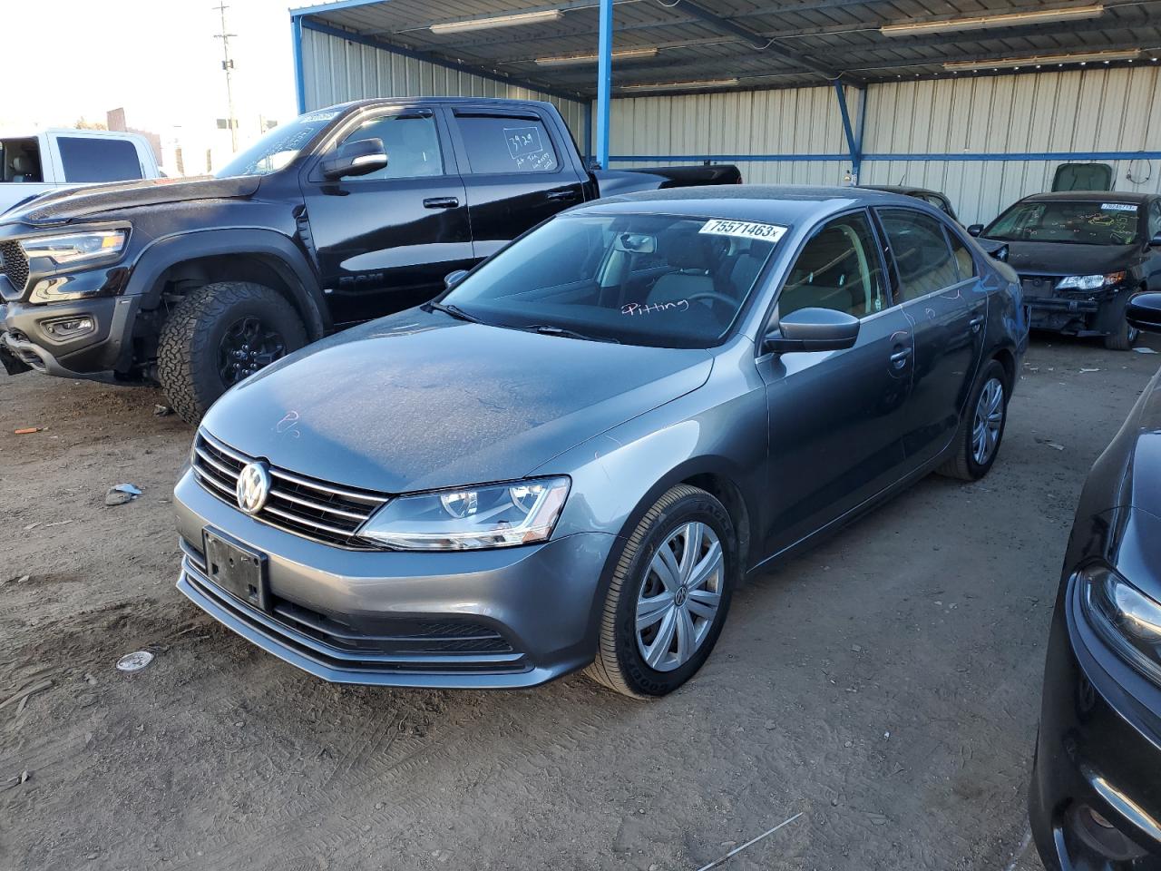 Image 1 of 2017 VOLKSWAGEN JETTA S 2017 with VIN 3VW2B7AJ5HM413511