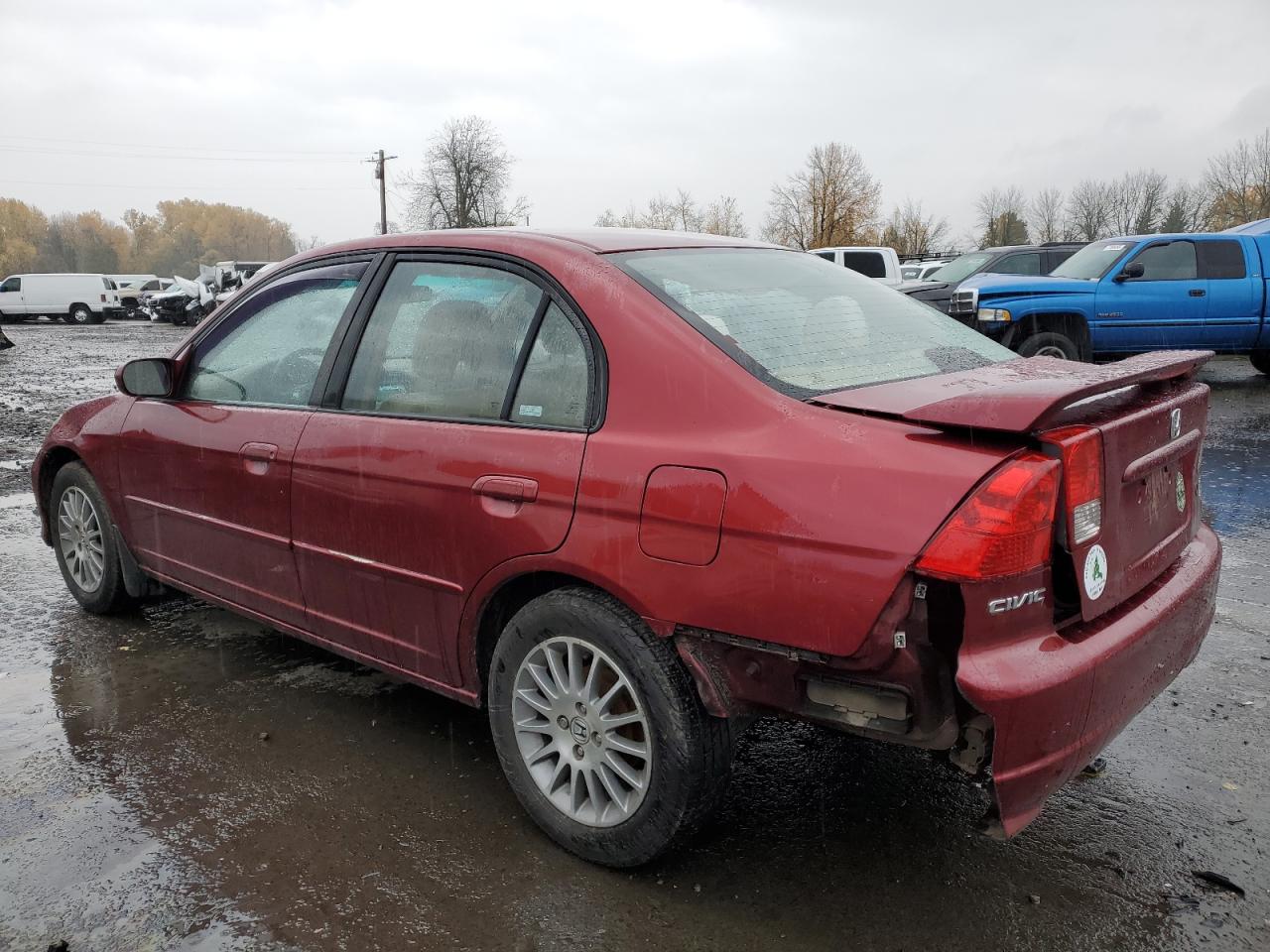 Image 2 of 2005 HONDA CIVIC EX 2005 with VIN 2HGES26715H570254