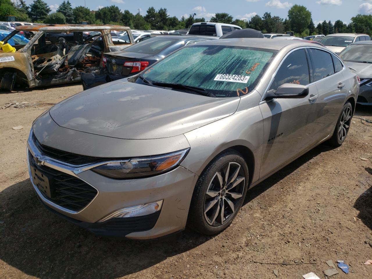 Image 1 of 2022 CHEVROLET MALIBU RS 2022 with VIN 1G1ZG5ST4NF169992
