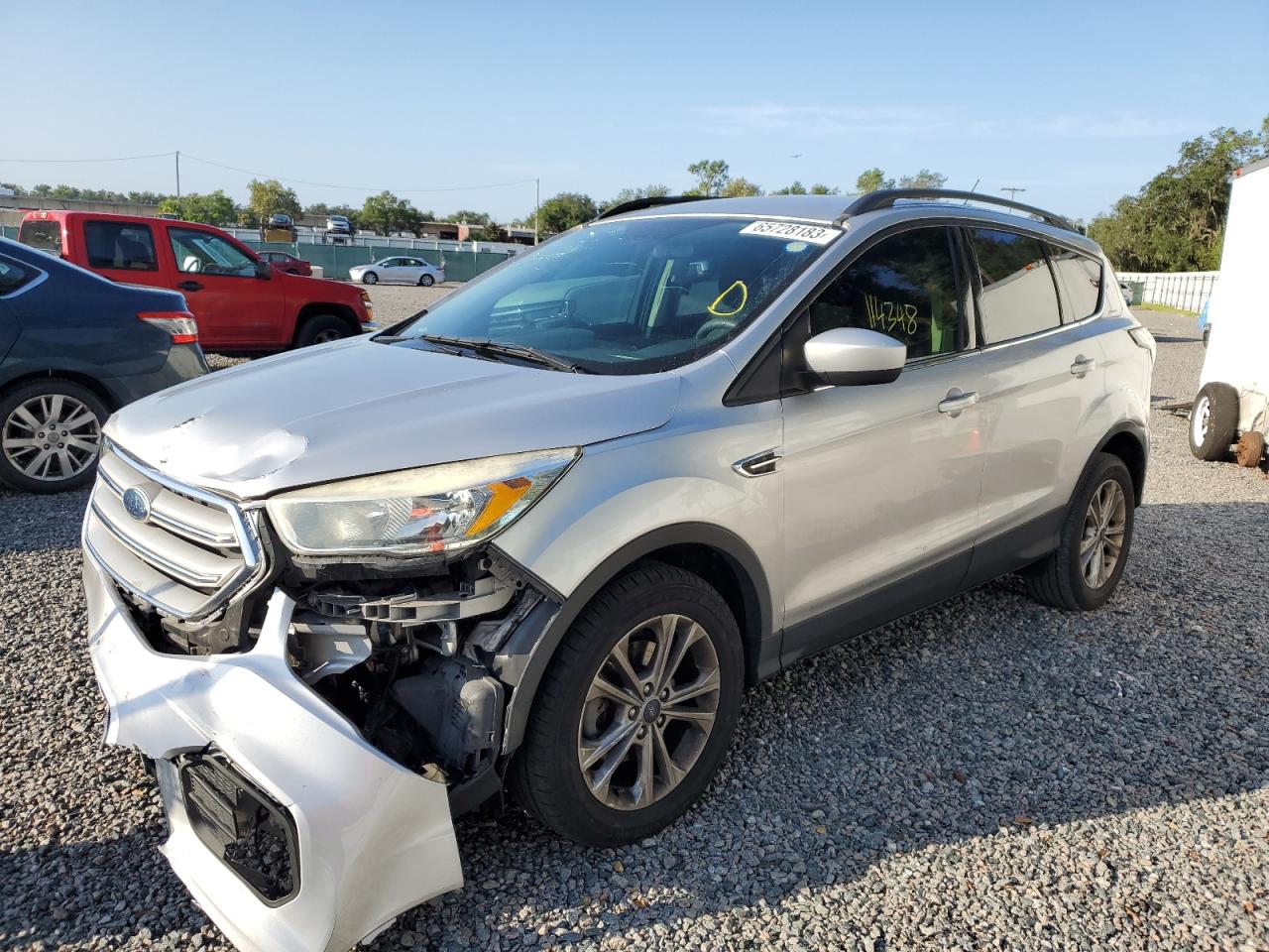 Image 1 of 2018 FORD ESCAPE SE 2018 with VIN 1FMCU0GD0JUA87088