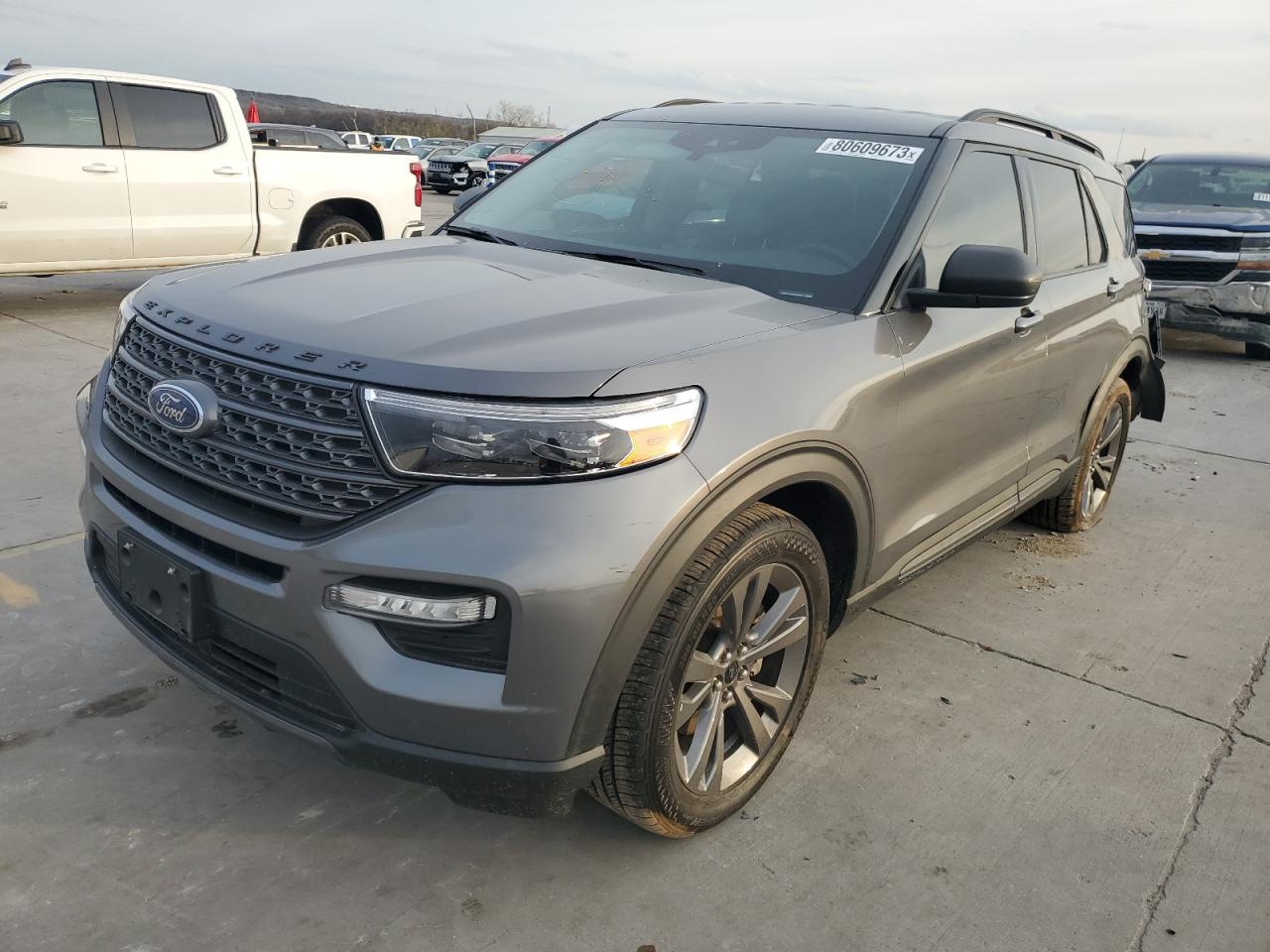 Image 1 of 2021 FORD EXPLORER XLT 2021 with VIN 1FMSK7DH4MGA04377