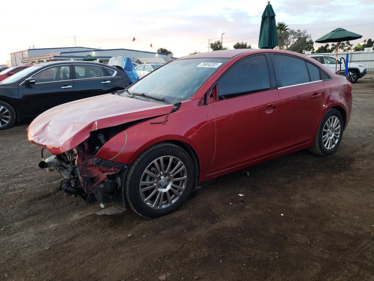 Obraz 1 z 2013 CHEVROLET CRUZE ECO 2013 z VIN 1G1PH5SB5D7298747