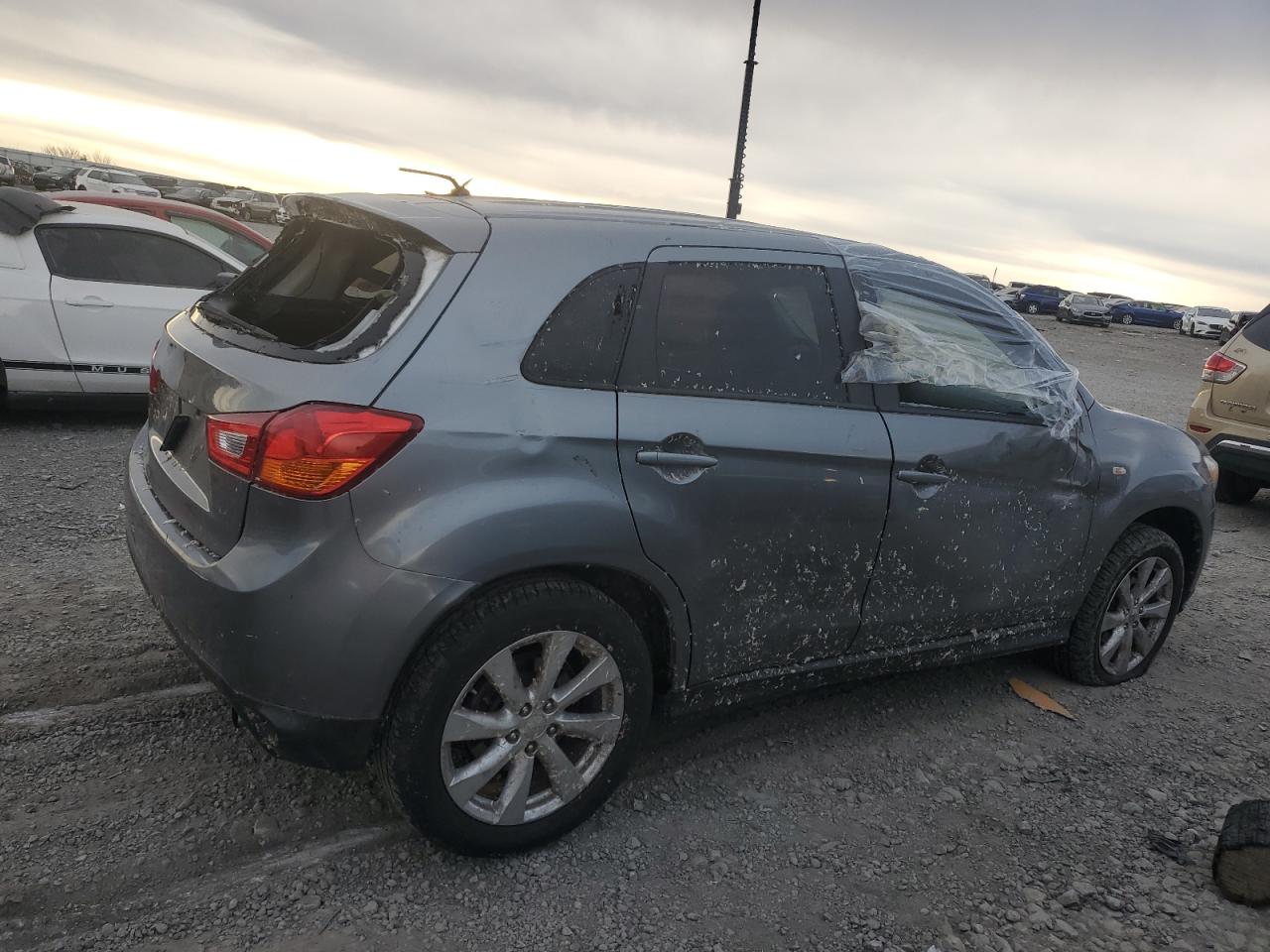 Image 3 of 2014 MITSUBISHI OUTLANDER SPORT ES 2014 with VIN 4A4AR3AUXEE024449