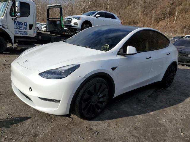 Image 1 of 2022 TESLA MODEL Y  2022 with VIN 7SAYGDEF7NF449061