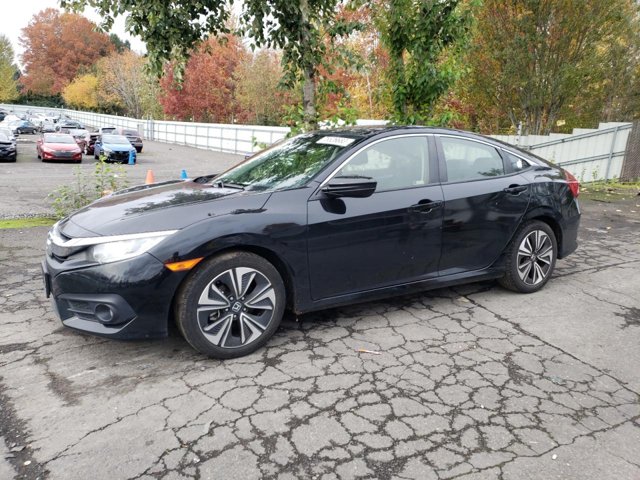 Image 1 of 2018 HONDA CIVIC EXL 2018 with VIN JHMFC1F77JX041180