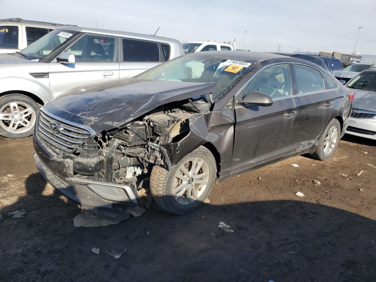 Image 1 of 2017 HYUNDAI SONATA SE 2017 with VIN 5NPE24AF5HH453135
