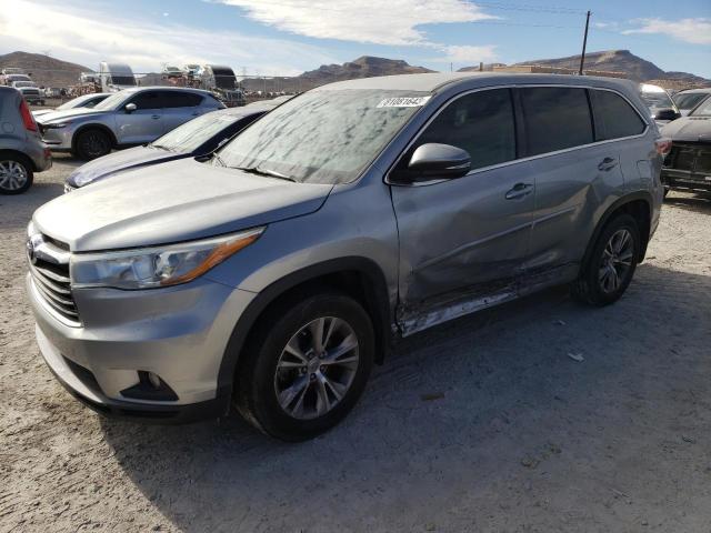 Image 1 of 2015 TOYOTA HIGHLANDER LE 2015 with VIN 5TDZKRFH6FS079621