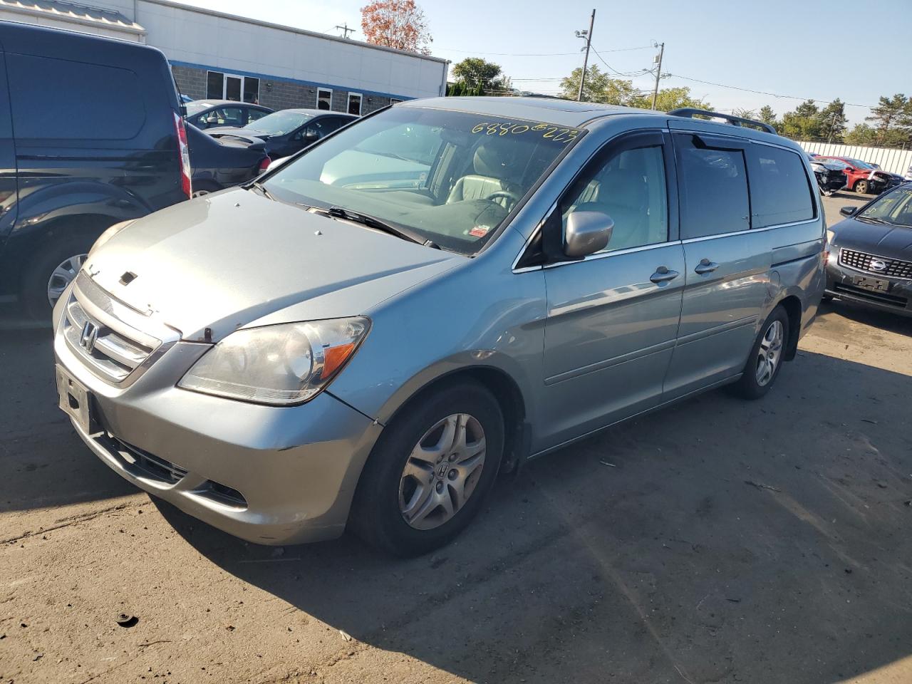 Image 1 of 2005 HONDA ODYSSEY EXL 2005 with VIN 5FNRL38755B100816