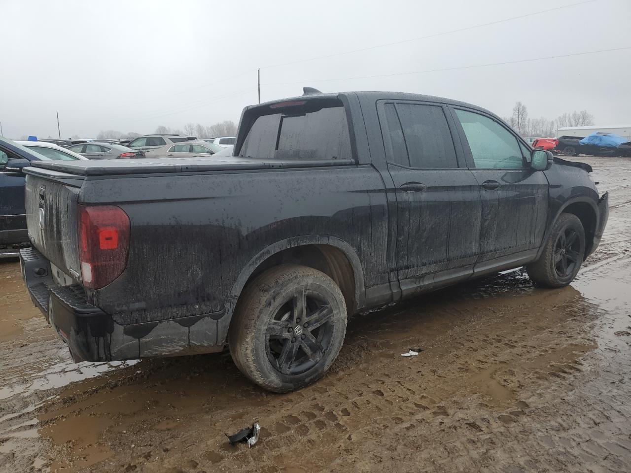 Image 3 of 2021 HONDA RIDGELINE BLACK EDITION 2021 with VIN 5FPYK3F82MB018476