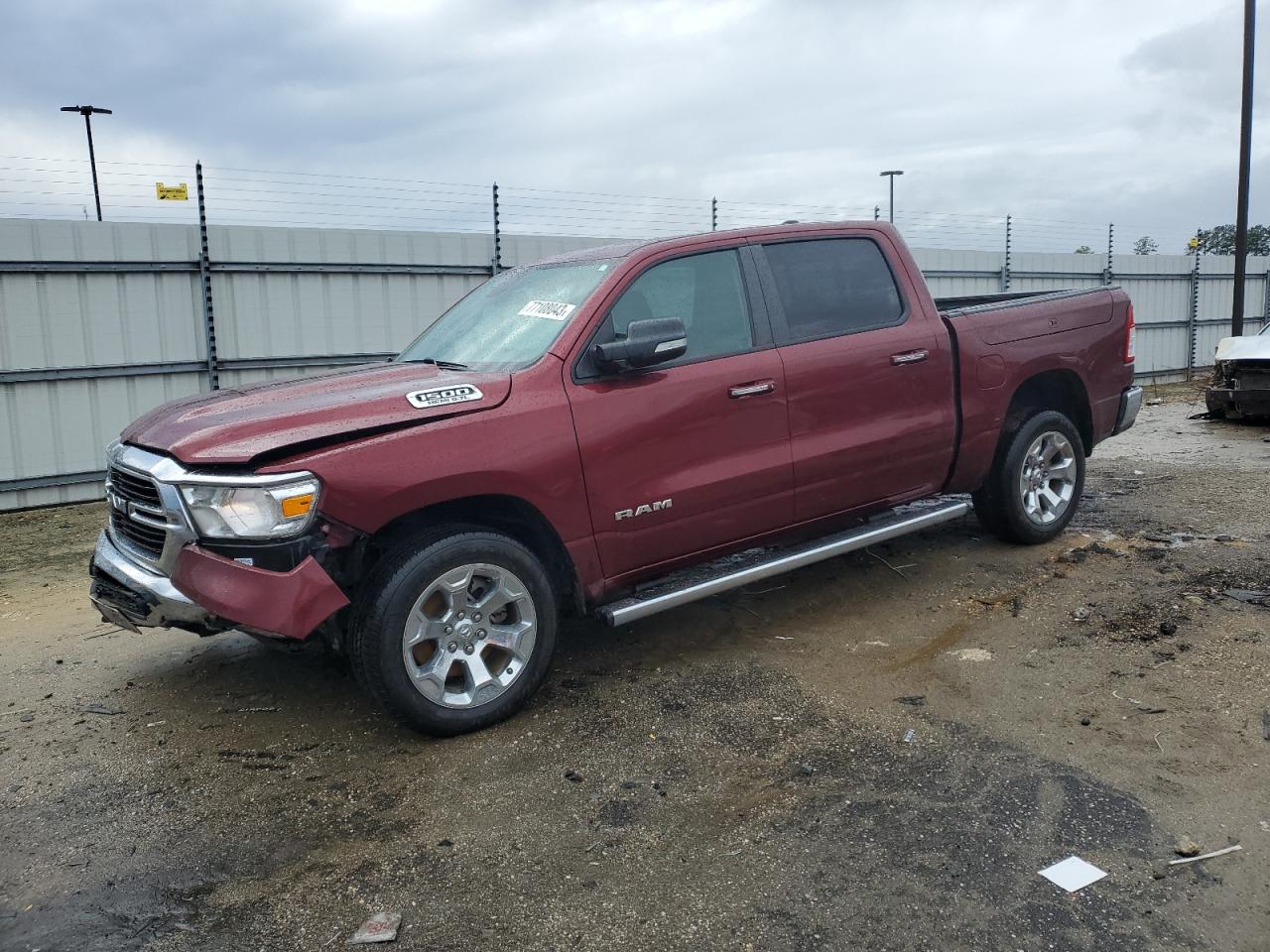 Image 1 of 2019 RAM 1500 BIG HORN/LONE STAR 2019 with VIN 1C6SRFFT8KN846862