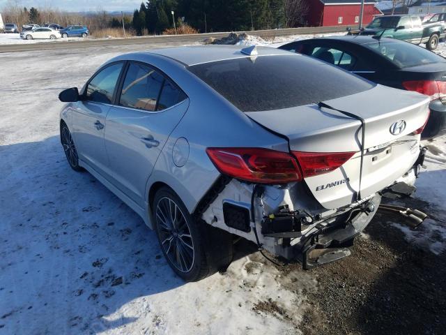 Image 2 of 2018 HYUNDAI ELANTRA SPORT 2018 with VIN KMHD04LB1JU578071