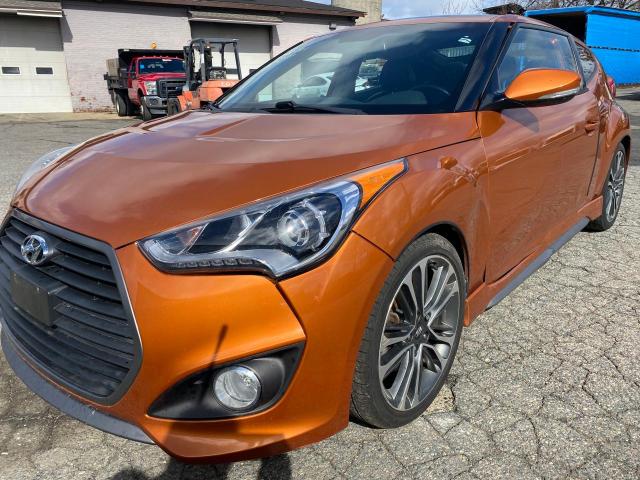Image 2 of 2016 HYUNDAI VELOSTER TURBO 2016 with VIN KMHTC6AEXGU303920