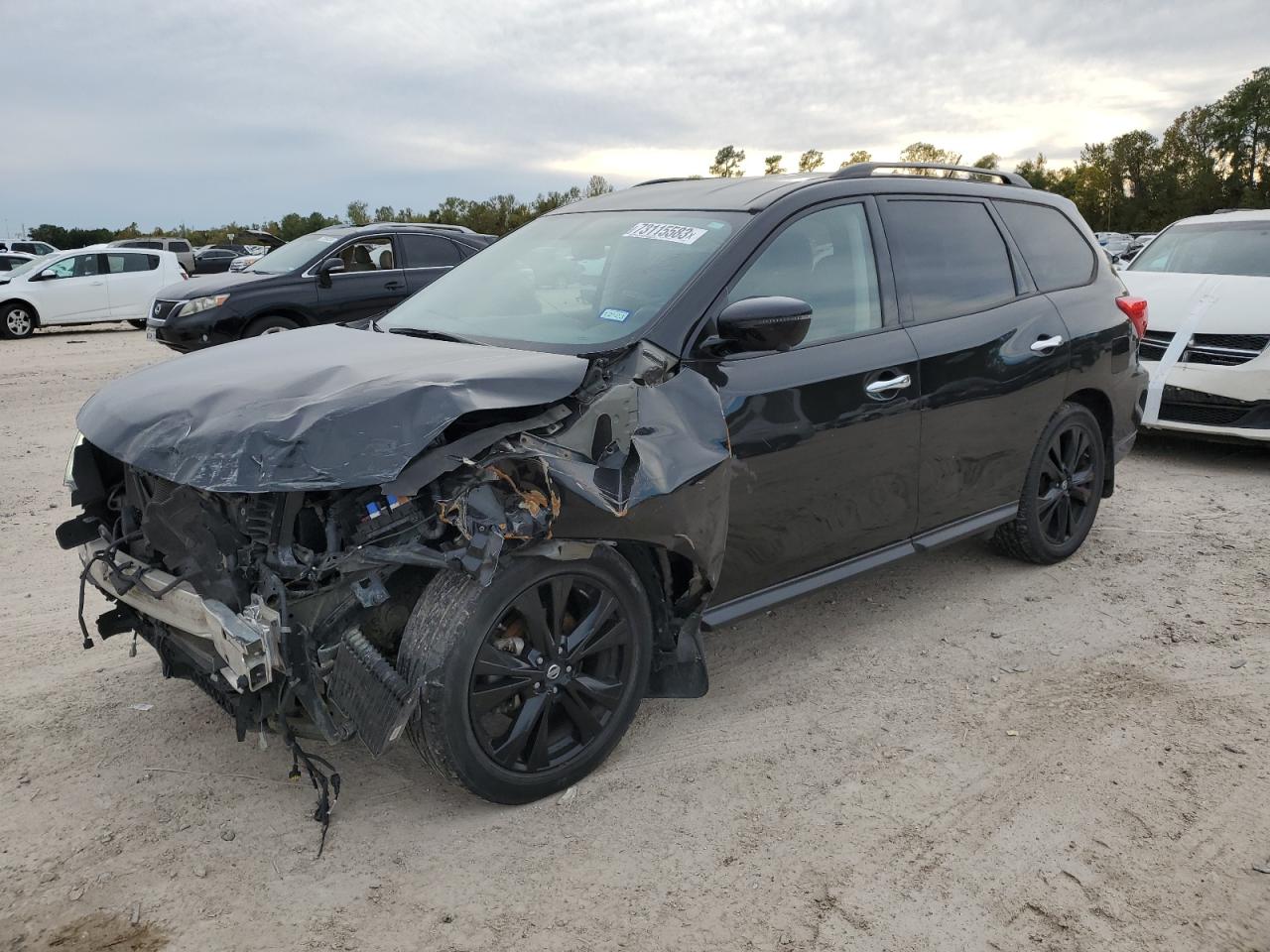 Image 1 of 2018 NISSAN PATHFINDER S 2018 with VIN 5N1DR2MN3JC628350