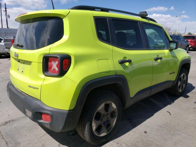Image 3 of 2017 JEEP RENEGADE SPORT 2017 with VIN ZACCJBAH8HPG17758