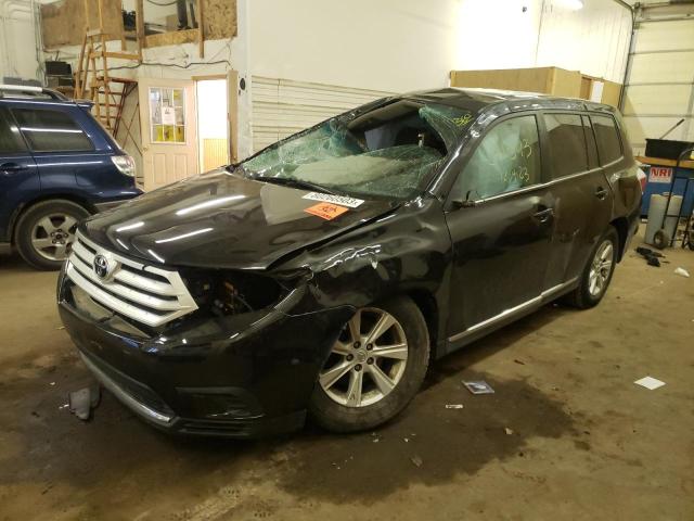 Image 1 of 2012 TOYOTA HIGHLANDER BASE 2012 with VIN 5TDZA3EH3CS017722