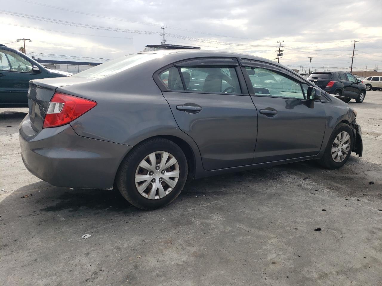 Image 3 of 2012 HONDA CIVIC LX 2012 with VIN 2HGFB2F59CH570387