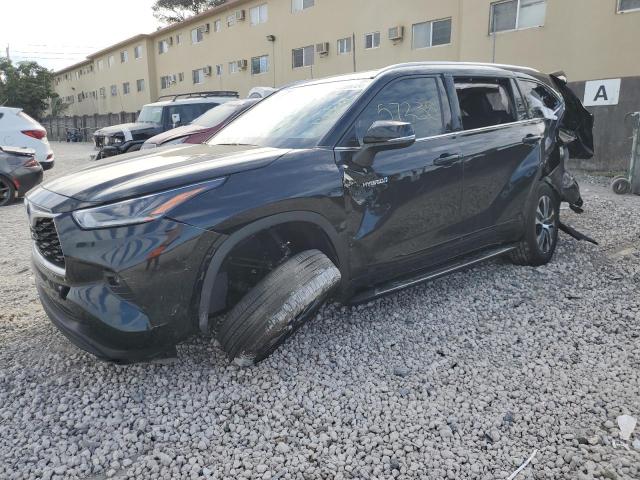 Изображение 1 2021 TOYOTA HIGHLANDER HYBRID XLE 2021 с VIN 5TDGARAH5MS509413