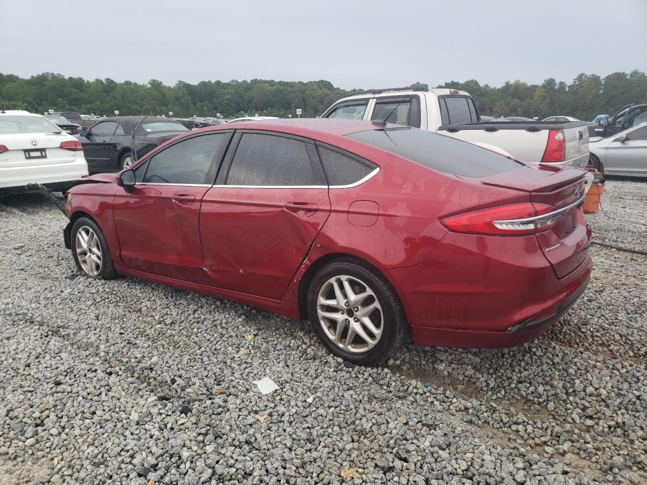 Изображение 2 2018 FORD FUSION SE 2018 с VIN 3FA6P0HDXJR157636