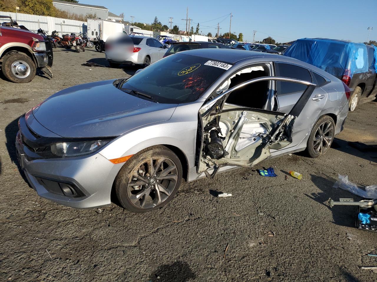 Image 1 of 2019 HONDA CIVIC SPORT 2019 with VIN 2HGFC2F87KH531772