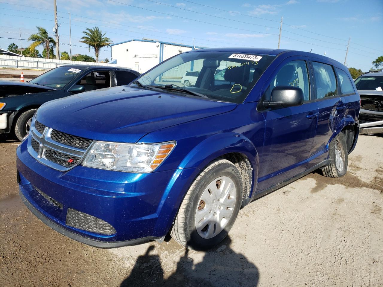 Image 1 of 2015 DODGE JOURNEY SE 2015 with VIN 3C4PDCAB8FT670573