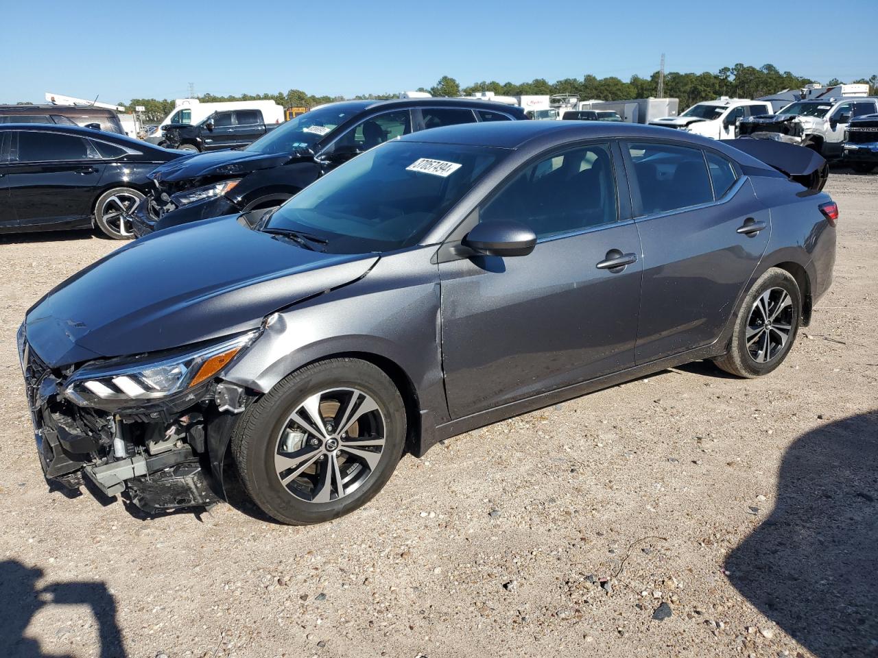 Изображение 1 2021 NISSAN SENTRA SV 2021 с VIN 3N1AB8CV0MY278545