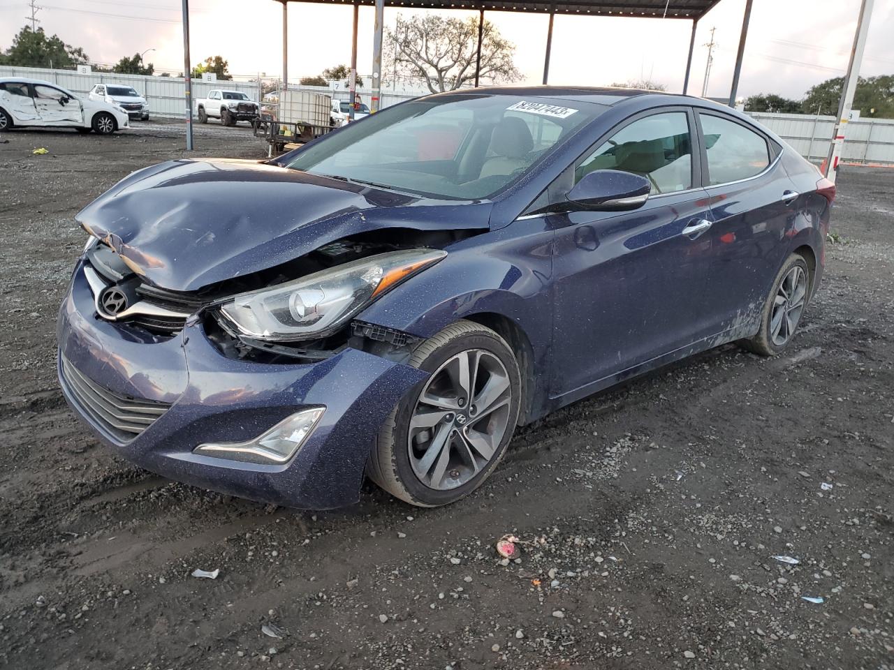 Image 1 of 2014 HYUNDAI ELANTRA SE 2014 with VIN 5NPDH4AE8EH490807