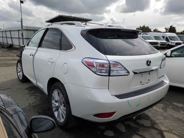 Image 2 of 2012 LEXUS RX 450 2012 with VIN JTJBC1BA9C2430286