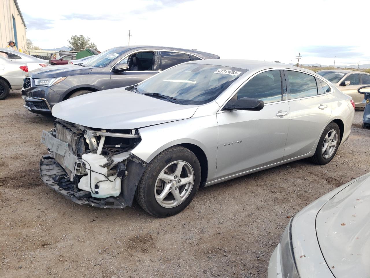 Image 1 of 2016 CHEVROLET MALIBU LS 2016 with VIN 1G1ZB5ST4GF311789