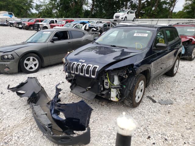 Image 2 of 2015 JEEP CHEROKEE SPORT 2015 with VIN 1C4PJMAB0FW551537
