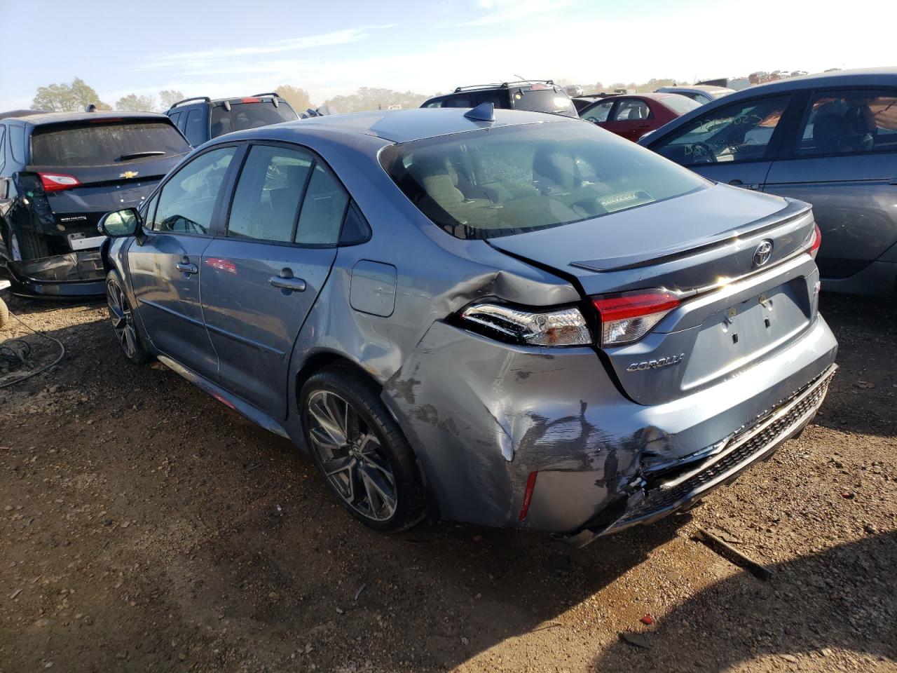 Image 2 of 2021 TOYOTA COROLLA SE 2021 with VIN JTDS4MCE7MJ073779