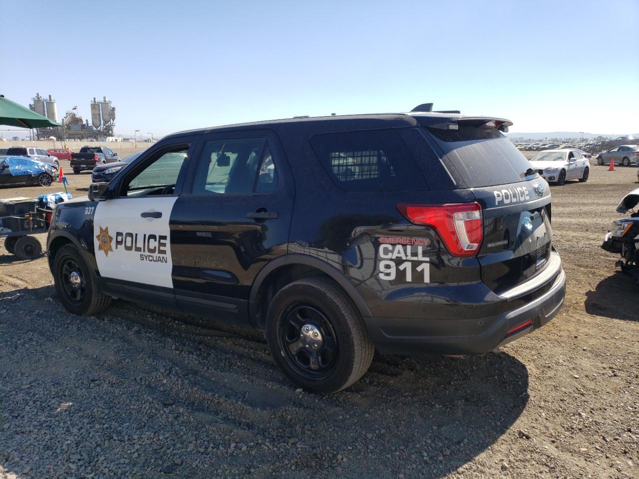 Obraz 2 z 2019 FORD EXPLORER POLICE INTERCEPTOR 2019 z VIN 1FM5K8AR7KGB14501