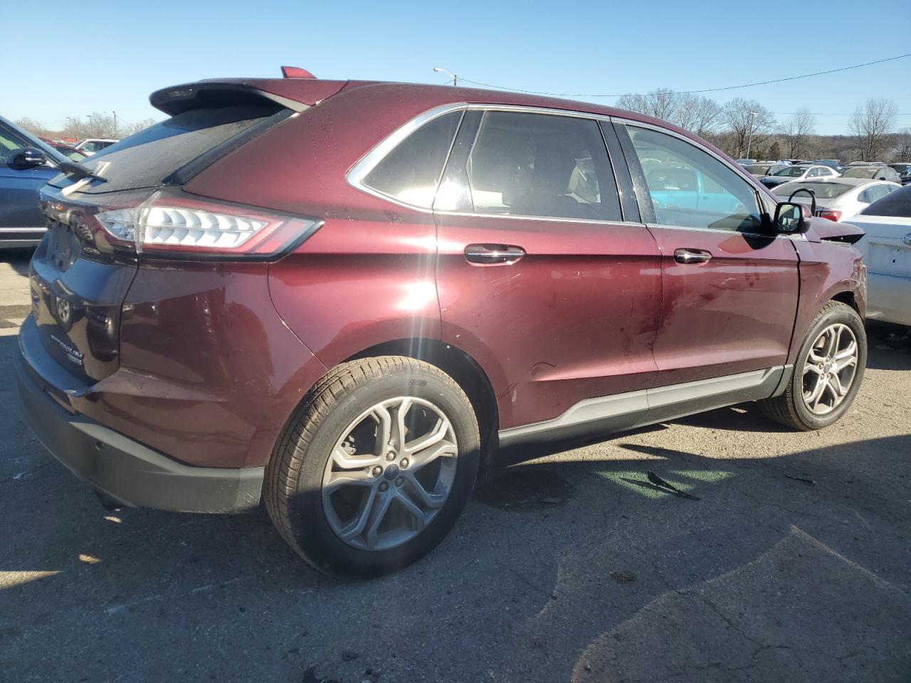 Image 3 of 2017 FORD EDGE TITANIUM 2017 with VIN 2FMPK4K98HBB78644