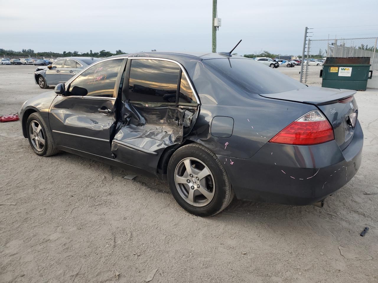 Изображение 2 2006 HONDA ACCORD HYBRID 2006 с VIN JHMCN364X6C003374