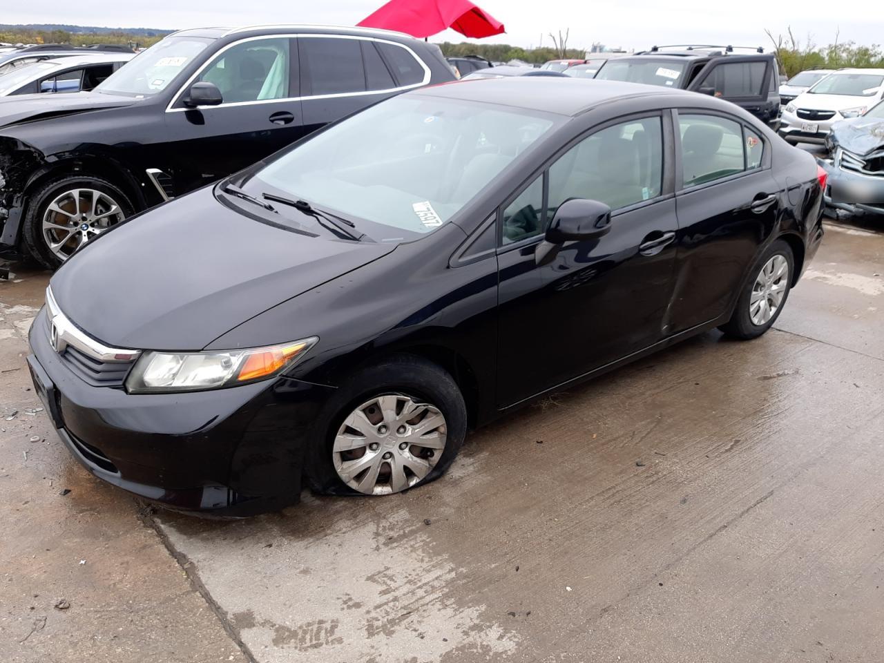 Изображение 1 2012 HONDA CIVIC LX 2012 с VIN 2HGFB2F53CH334379
