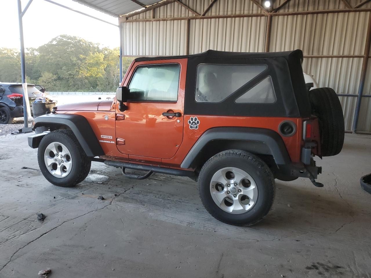 Image 2 of 2014 JEEP WRANGLER SPORT 2014 with VIN 1C4AJWAG3EL284102