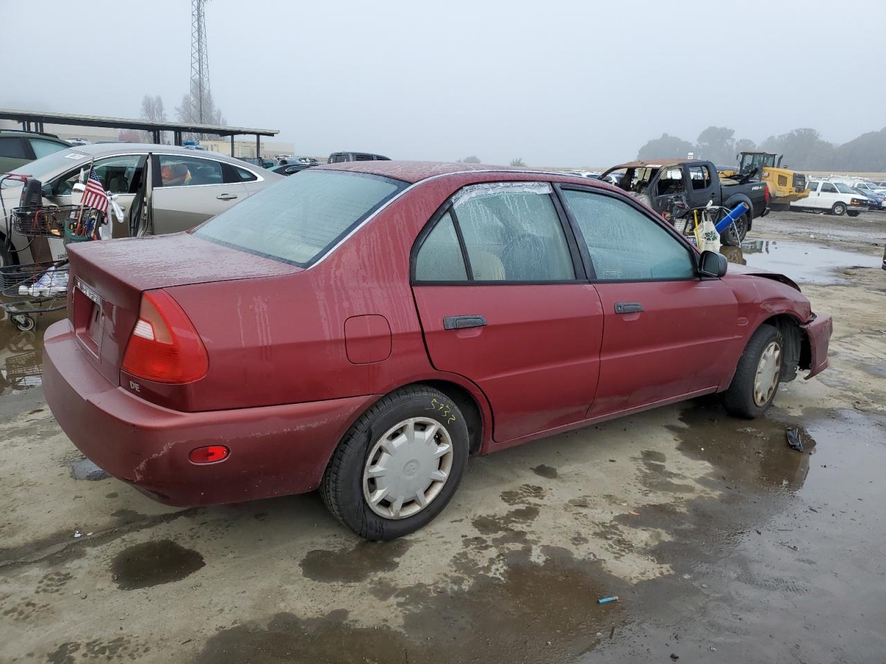 Image 3 of 2000 MITSUBISHI MIRAGE DE 2000 with VIN JA3AY26C0YU015062